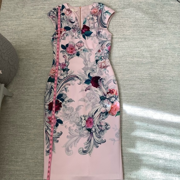 Ted Baker Pink Floral Dress - Picture 8 of 12